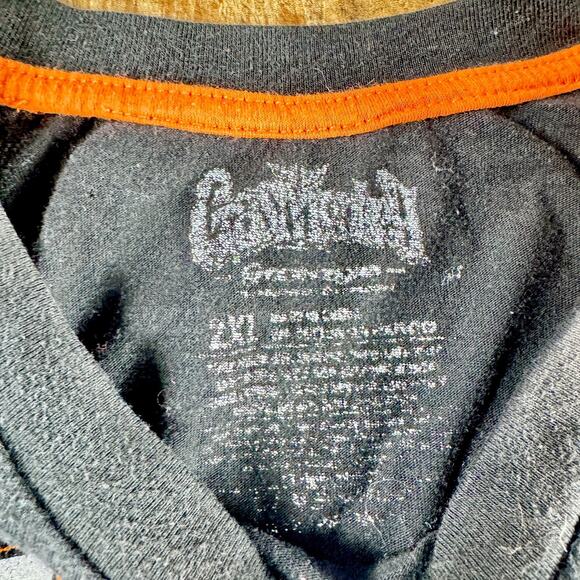 GAS MONKEY GARAGE Long Sleeve Mens 2XL Black T-Shirt Live Fast Dallas TX LOGO VG - Picture 3 of 9